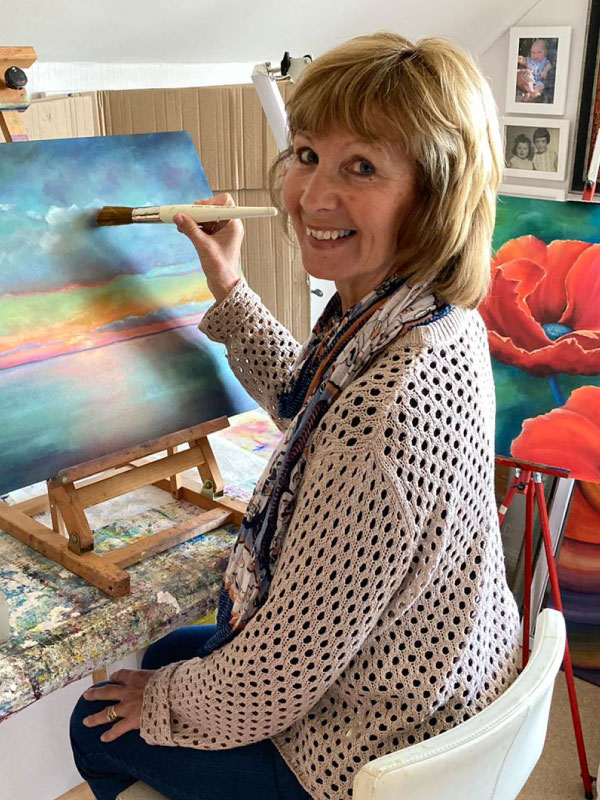Lesley Ann Kirkman | Abstract landscape artists based in Leigh on Sea